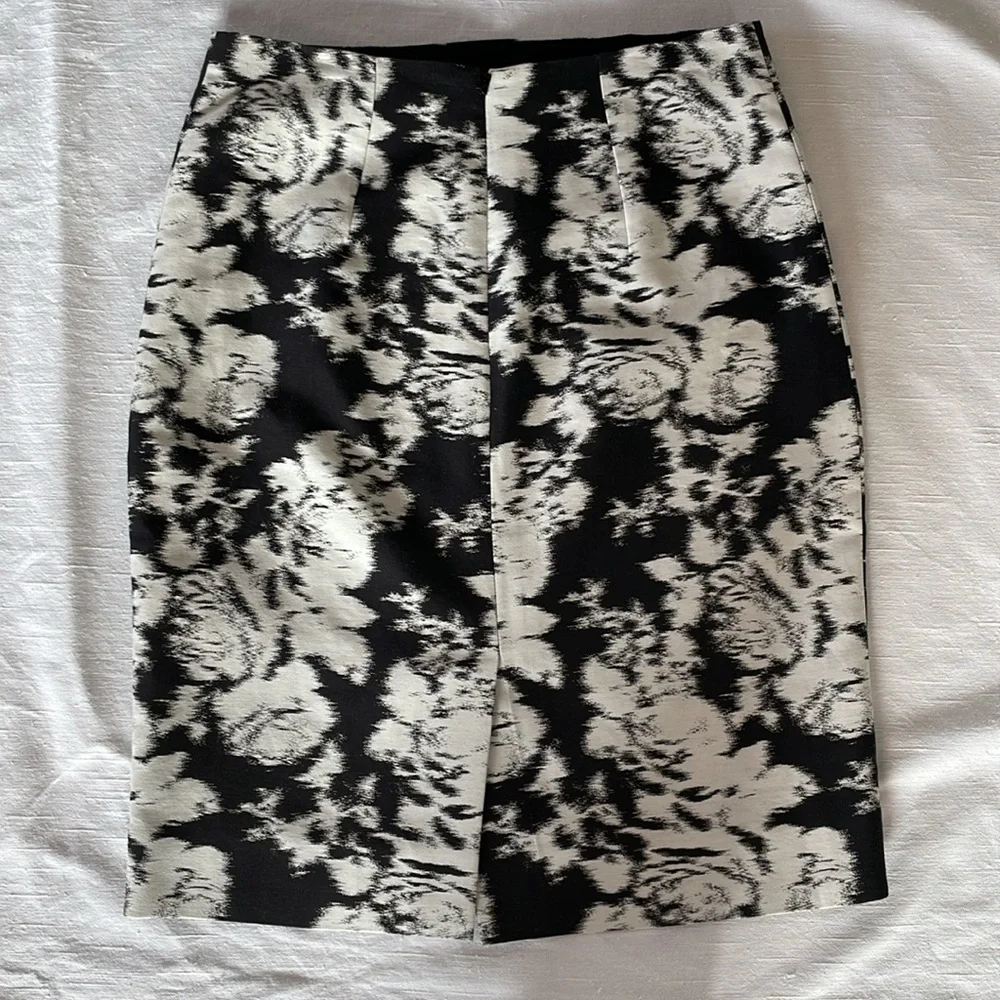Oscar De La Renta two tone pencil Skirt size 8 - Picture 3 of 6